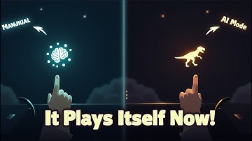 I Built a Dino Game in Python… Then It Learned to Play WITHOUT Me 🤯🦖