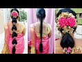 Poolajada in THINHAIR/ South Indian BRIDAL Hairstyle/ Party Hairstyle For THIN HAIR/ POOLAJADA