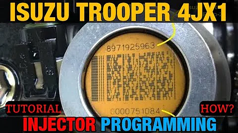 Isuzu Trooper 4JX1 how to Injector Programming | Restoration #isuzu #isuzutrooper #4x4 #offroad