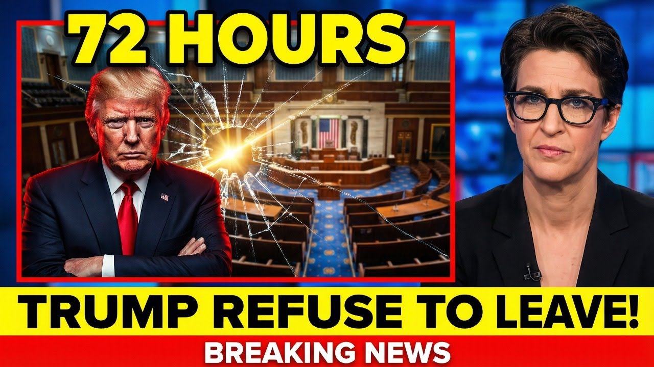 1 MIN AGO: Trump Voted Out by Congress — But He Refuses to Leave