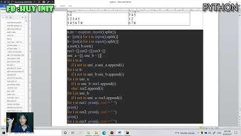 EXPIRED - TẬP HỢP SỐ NGUYÊN python