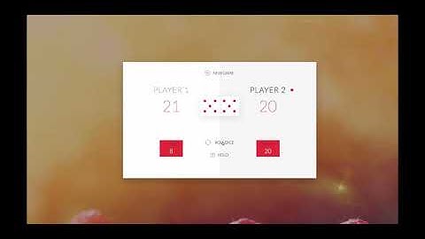 JS Web Browser game. Pig Game in Java Script.