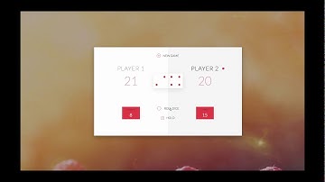 JS Web Browser game. Pig Game in Java Script.