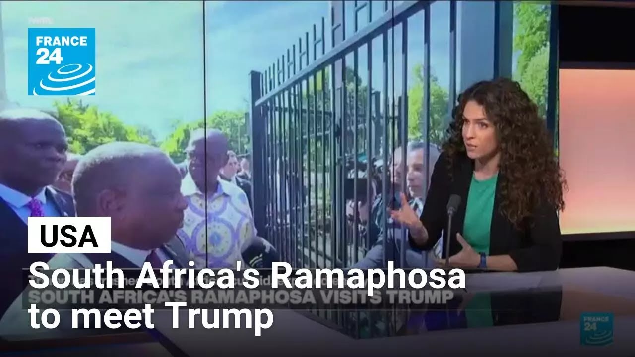South Africa's Ramaphosa to meet Trump amid tensions over 'genocide' claim • FRANCE 24 English