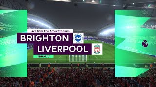 Brighton & Hove Albion vs Liverpool | English Premier League | EA Sports FIFA 23