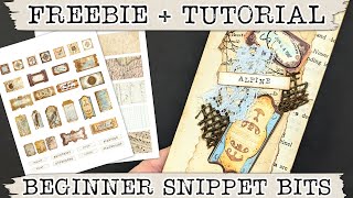 Beginner Snippet Roll Cluster Making Tutorial | Follow Along Junk Journal With Me
