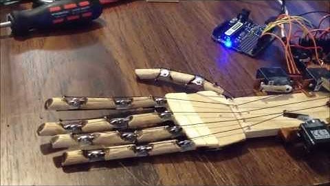 Arduino Robot Hand - for under $300 complete