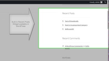 WordPress Recent Posts Widget filter without plugin (Show posts from Particular Category)