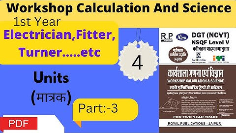 ITI WORKSHOP CALCULATION AND SCIENCE UNIT PART -3| ITI Unit Conversion | Unit  by Kamal Charaya