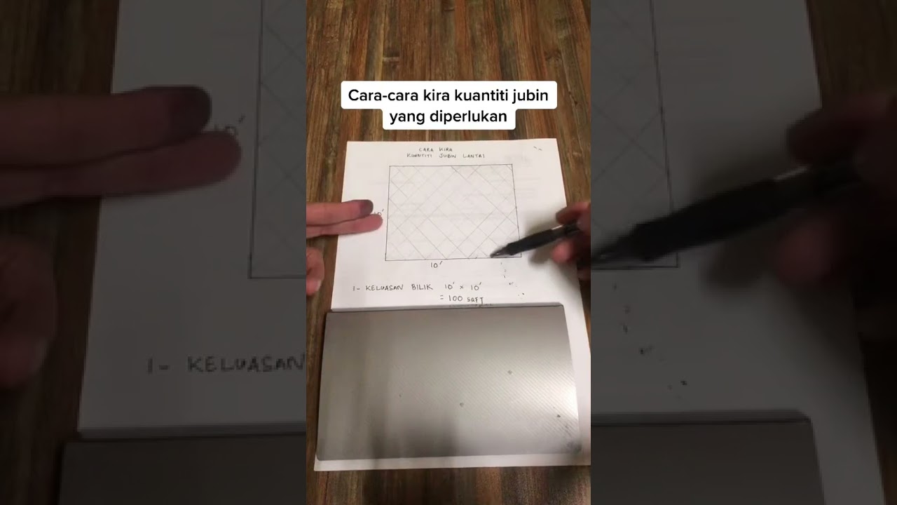 Cara-cara mengira kuantiti jubin yang diperlukan