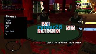 Texas Holdem Poker In SA:MP! (SIngleplayer features server Trailer 1)