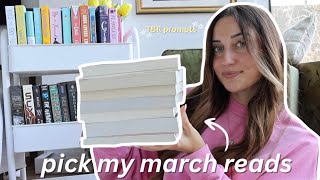 TBR Jar picks my March reads pick my prompts (monthly tbr)