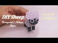 DIY Ideas for kids | DIY Corrugated Paper | How To Make Little Sheep From Kokoru Paper 🐑