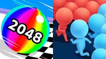Ball Run 2048 - Count Master - All Level Gameplay Android,iOS - NEW MOD APK UPDATE GAMEPLAY
