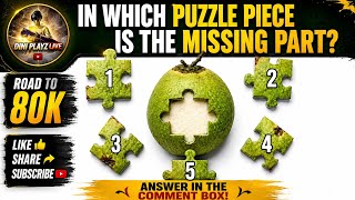 🟢 Only 1% Can Solve This Guava Puzzle! 🤯 Which Piece Fits? #Live