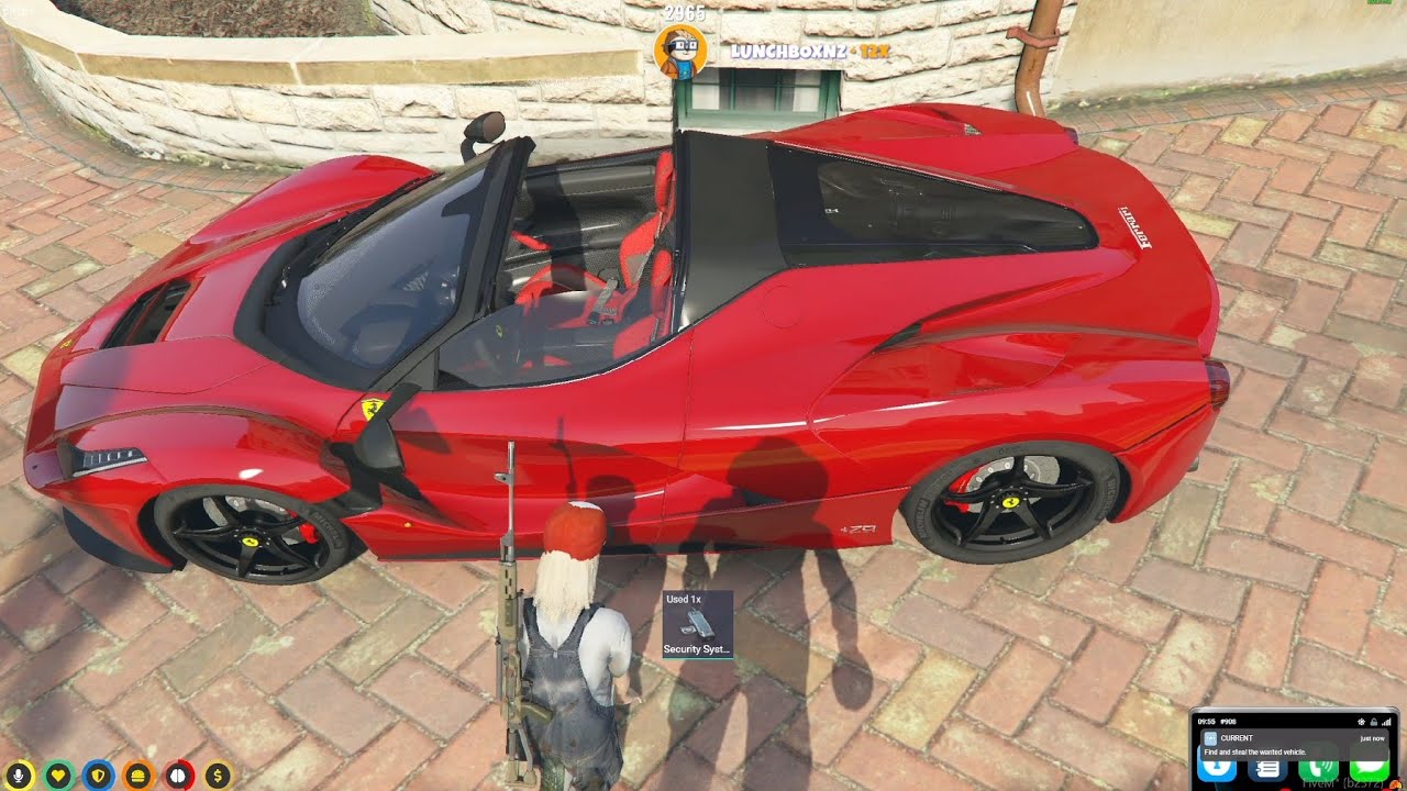 Francis Vin Scratch LA Ferrari X Class Car Nopixel YouTube