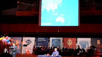 Clip 5 from ACM ICPC Closing ceremony