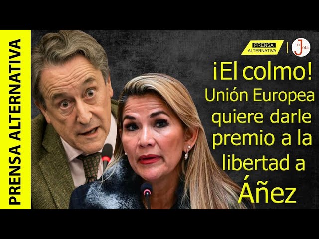 Increíble: La responsable de las masacres en Bolivia es un referente de libertad para élite europea!