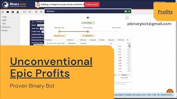 Bargain Binary.com Bot - Razgon Binary Bot | Unconventional Epic Binary Bot
