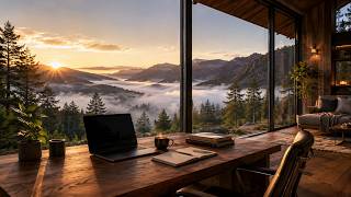 Deep Focus Ambient for Coding, Study & Productivity 🌅 | Dawn Mountain Focus