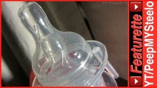ThinkBaby Bottle Nipples For Trainer Feeding Set Like Sippy Cups in Cross Cut Slow Med & Fast Flow