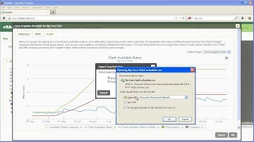 Irrigation Scheduler - View Schedule, Add Irrigations, and Export Data Tutorial