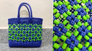 Plastic wire basket / basket making in tamil.....