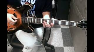 Strode Rode - Sonny Rollins solo transcription on guitar, building speed (50%, 75%, 100%)
