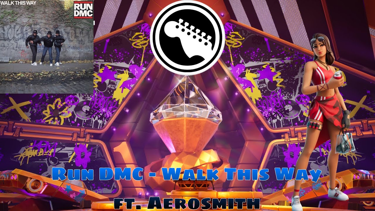 RUN DMC - Walk This Way ft. Aerosmith |Fortnite Festival Lead | WksMeka ...
