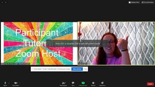 How to exit full screen mode on zoom when the meeting host is sharing
their screen.