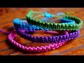 DIY Stackable Square Knot/Cobra Stitch Bracelets