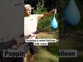Pressure washer + balloon! #shorts #satisfying