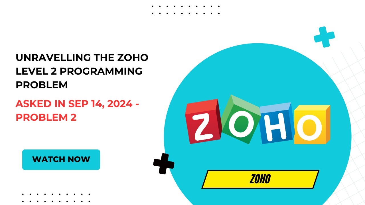 Zoho Level 2 Programming Problem : problem 2: Best time to buy and sell ...