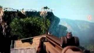 Battlefield Bad Company 2  - How the hell did they get up there! Laguna Presa Cliff Tank