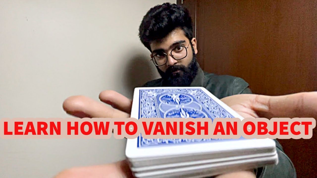 How to Vanish small objects Masterclass Cardistry Magic