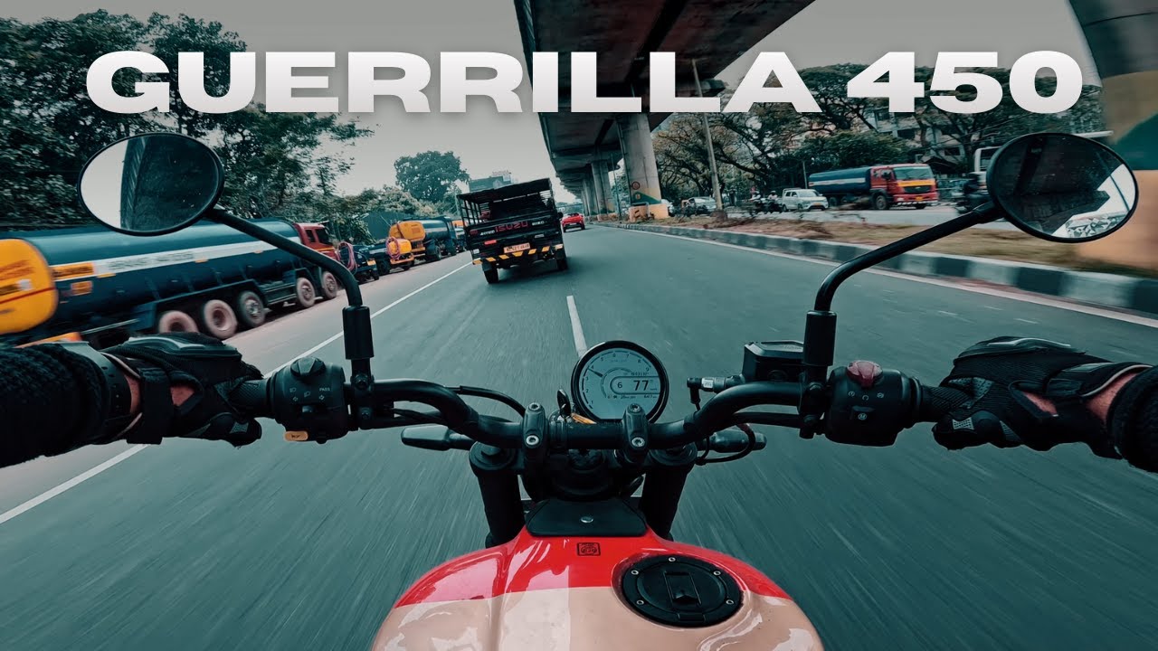 EV to Petrol: X47 Rider Hops on Royal Enfield Guerrilla 450