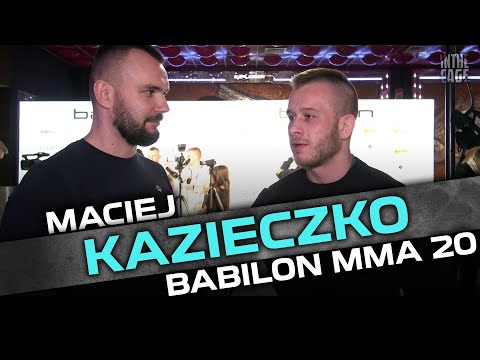 Maciej Kazieczko o KO Śmiełowskiego i walce o pas z Ziółkowskim na KSW 60