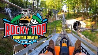Rocky Top Mountain Coaster On Ride POV - Pigeon Forge Tennessee