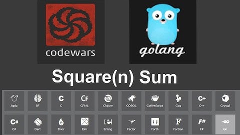 Codewars: Square(n) Sum in Go (Golang)