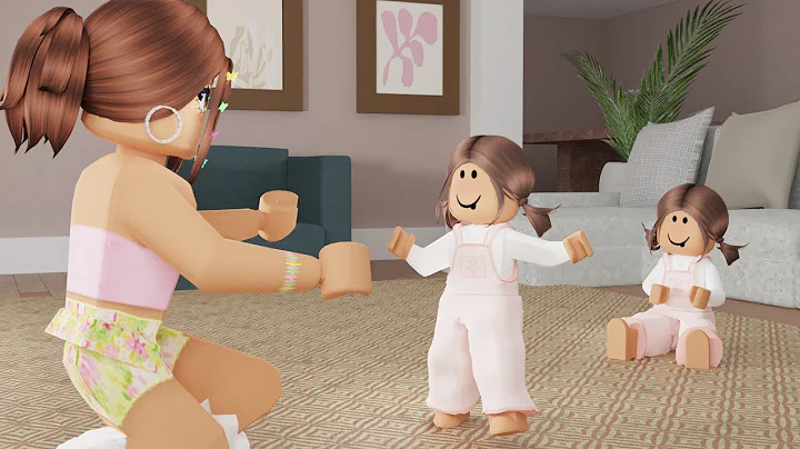TWINS TOOK THEIR FIRST STEPS! Bloxburg Family Role...
