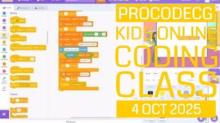 ProCodeCG Kids Regular Coding Class - Online - 4 Oct 2025