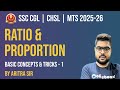 SSC CGL/CHSL/MTS Maths 2025-26 | Ratio & Proportion Basics + Tricks | Part 1 | Oliveboard