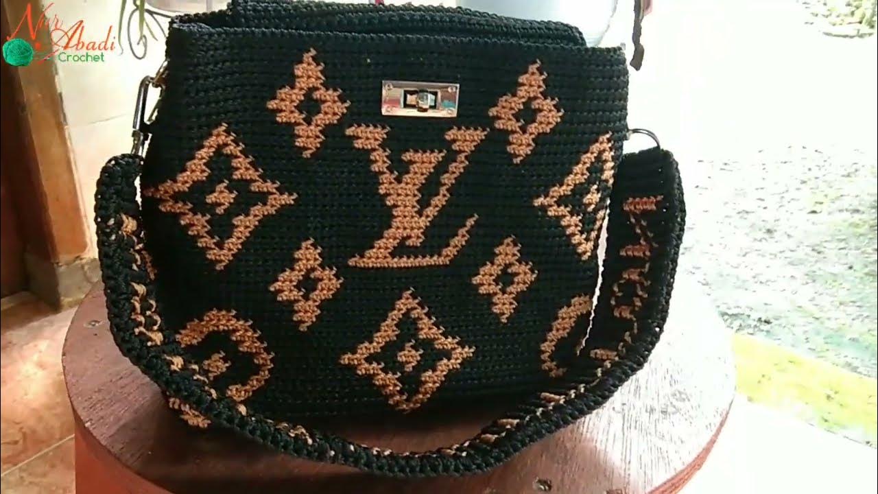 louis vuitton crochet duffle bag