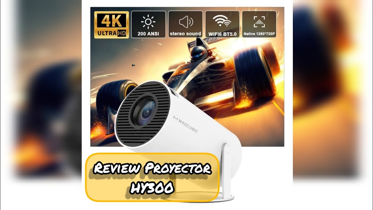 Transpeed-proyector portátil para cine en casa, dispositivo con Android 11,  4K, WiFi6, HY300, Allwinner h713, 200ANSI, BT5.0, 1280x720P, wifi Dual,  para exteriores - AliExpress