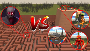 TUNG TUNG SAHUR VS SONIC TAPES VS SCP 096 IN GARRY