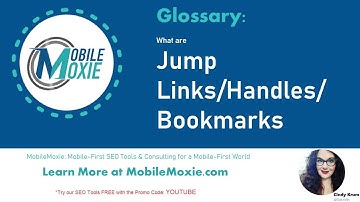 What are Jump Links, Book Marks, Anchor Links, etc?