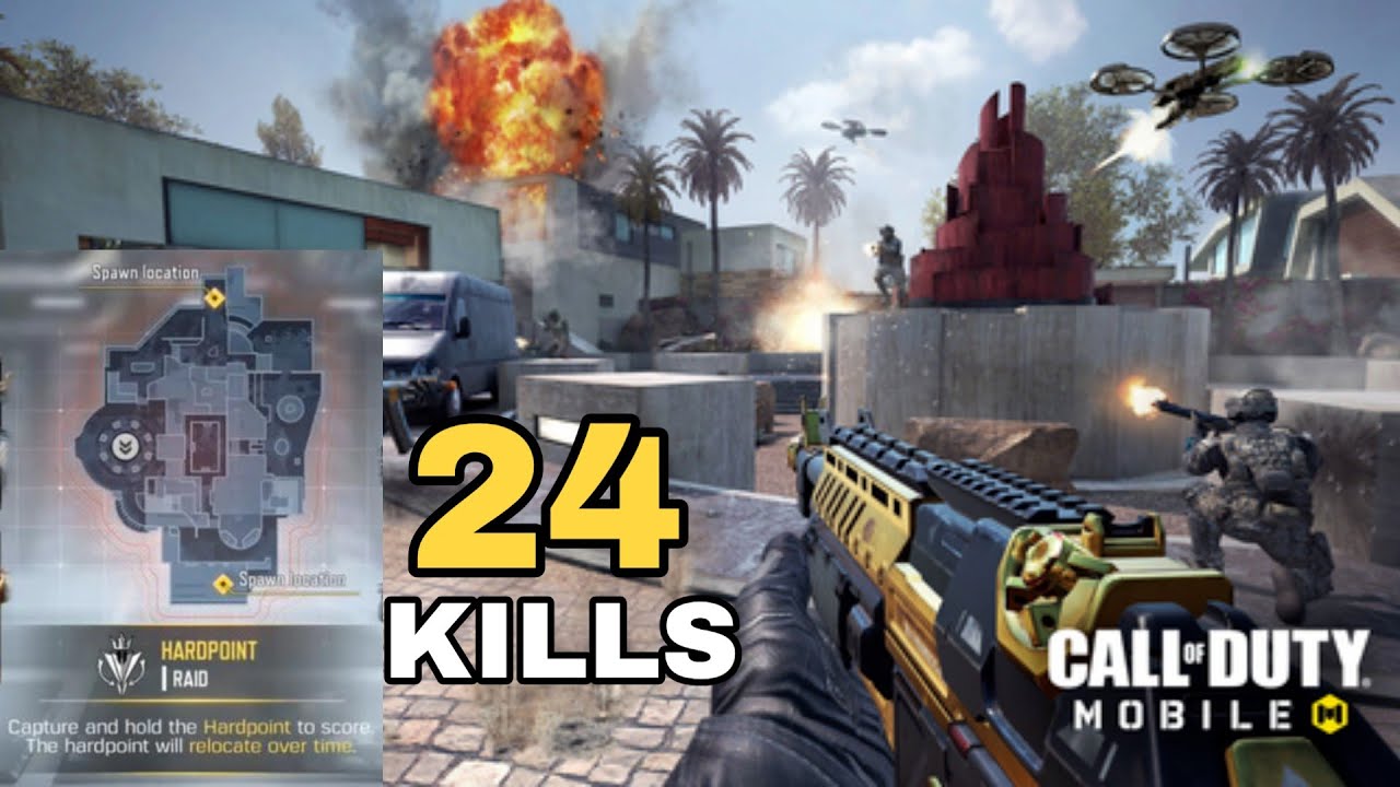 HARDPOINT LEGENDARY RANKED COD MOBILE (RAID MAP)