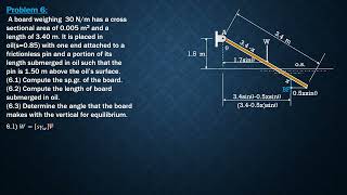 BUOYANCY, Example 6