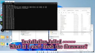 DMA can't flash firmware solution