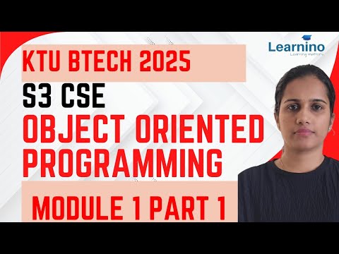 S3 Object Oriented Programming - Module 1 - Structure of a simple java ...